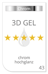 Angebot erstellen für das Drucken von Chrom 3D Aufkleber mit GEL (Doming)