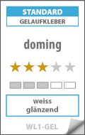 Angebot erstellen für das Drucken von Standard 3D Firmenaufkleber mit GEL (Doming)