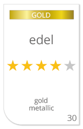 Angebot erstellen für den Druck von Gold metallic Aufkleber