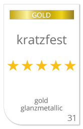 Angebot erstellen für den Druck von Gold metallic Aufkleber mit Schutzlaminat
