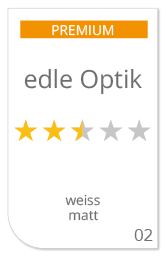 Angebot erstellen für den Druck von Premium weiss Aufkleber