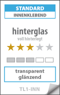 Angebot erstellen für den Duck von Standard Hinterglasaufkleber mit voller Hinterlegung