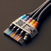 Aufkleber für Kabel mit Kennzeichnung