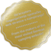 
Gold Weissdruck Aufkleber 