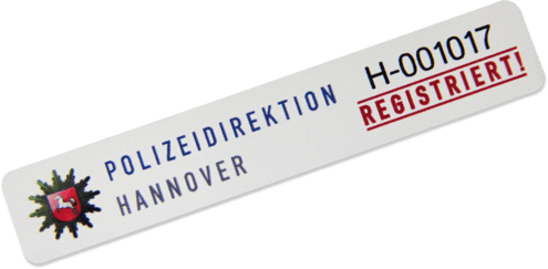 Eckige Aufkleber drucken 
