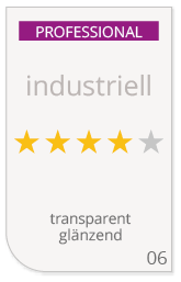 Professional Aufkleber drucken mit transparenter Folie - Angebotserstellung