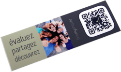 QR-Code auf Sticker