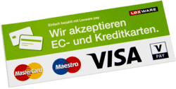 Sticker auf weißer Folie