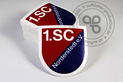 Sticker in Wappenform
